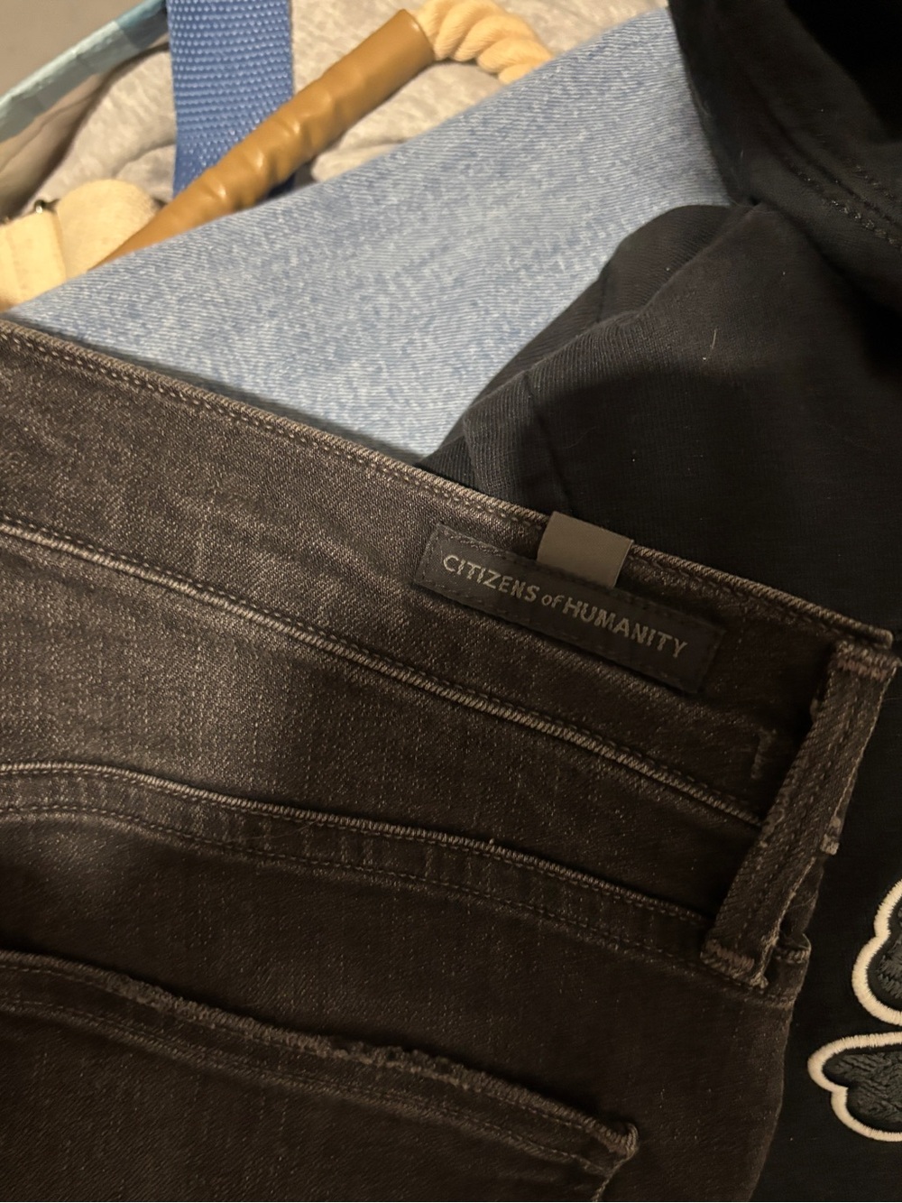 Citizens of Humanity Rocket high rise skinny jeans in black - Picture 6 of 8
